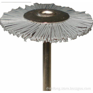 01SiC22 Wheel Silicon Carbide Miniature Polishing Brush Dental Prophy Brush